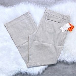 NEW ISAAC MIZRAHI Cream /Ivory Bootcut Pants